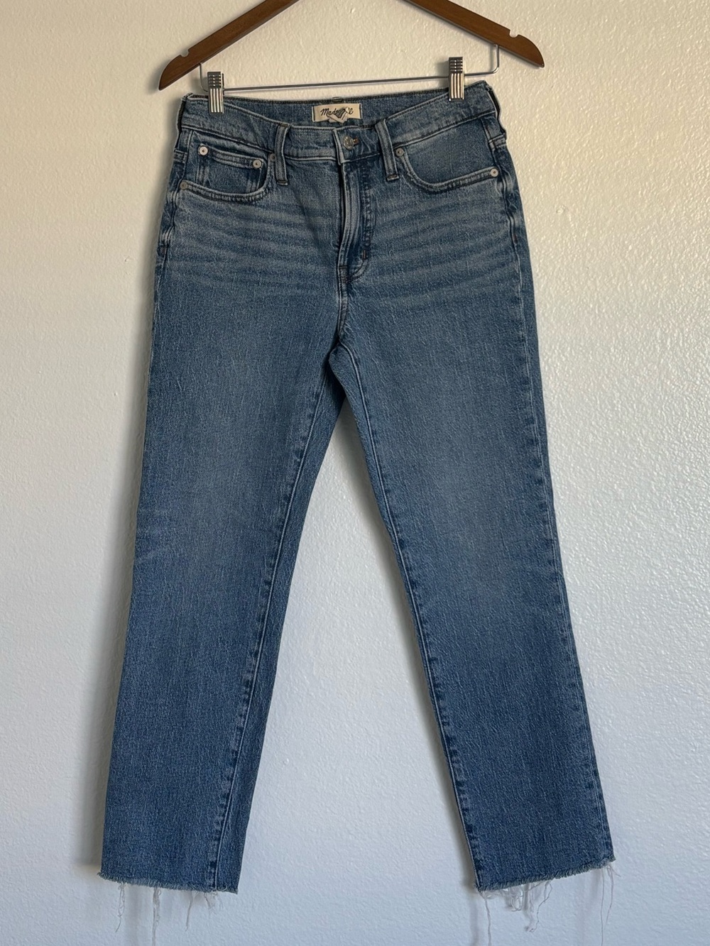 Classic High-Rise Straight Leg Women’s Jeans in Blue